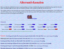 Tablet Screenshot of alternativkanalen.com